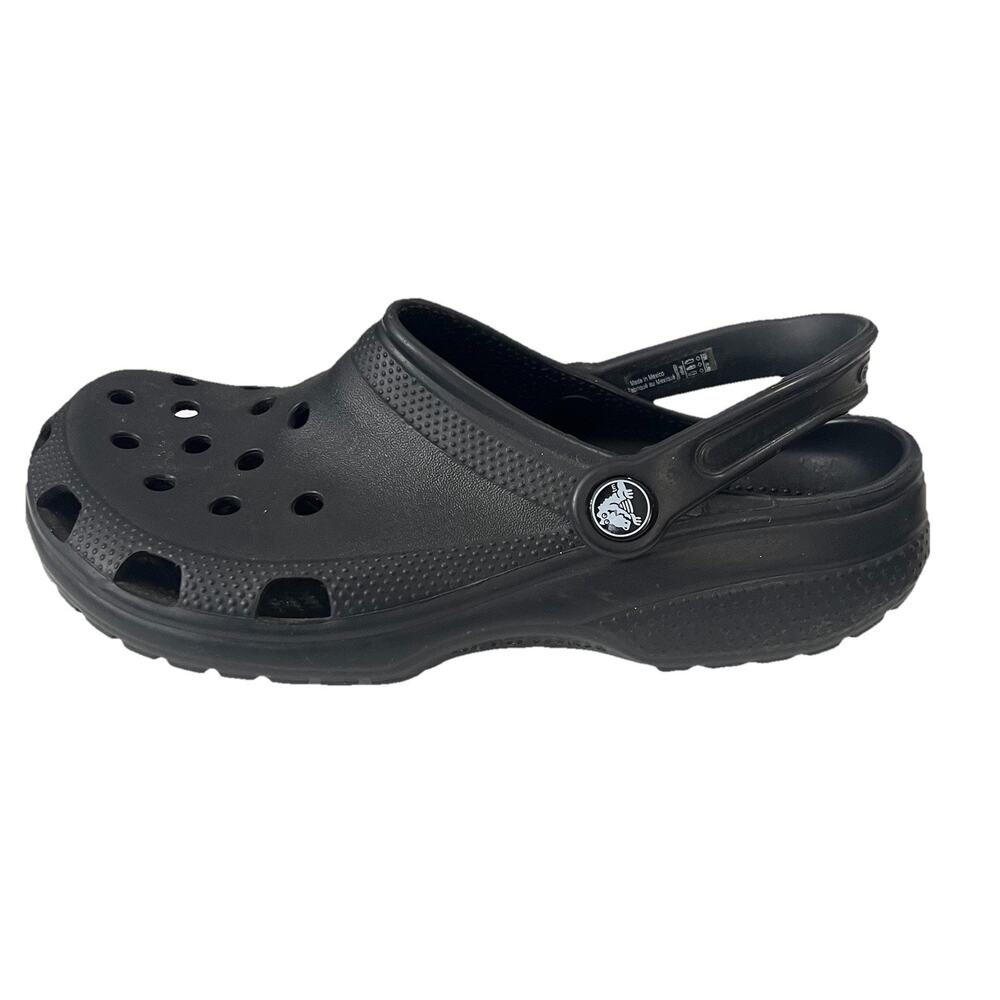 Crocs Classic Clog Black Men's 6 Women's 8 Authentic Comfort Lightweight Shoe